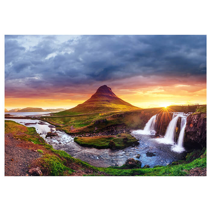 Fototapete Island Landschaft, Kirkjufell Berg M1038 - Bild 2