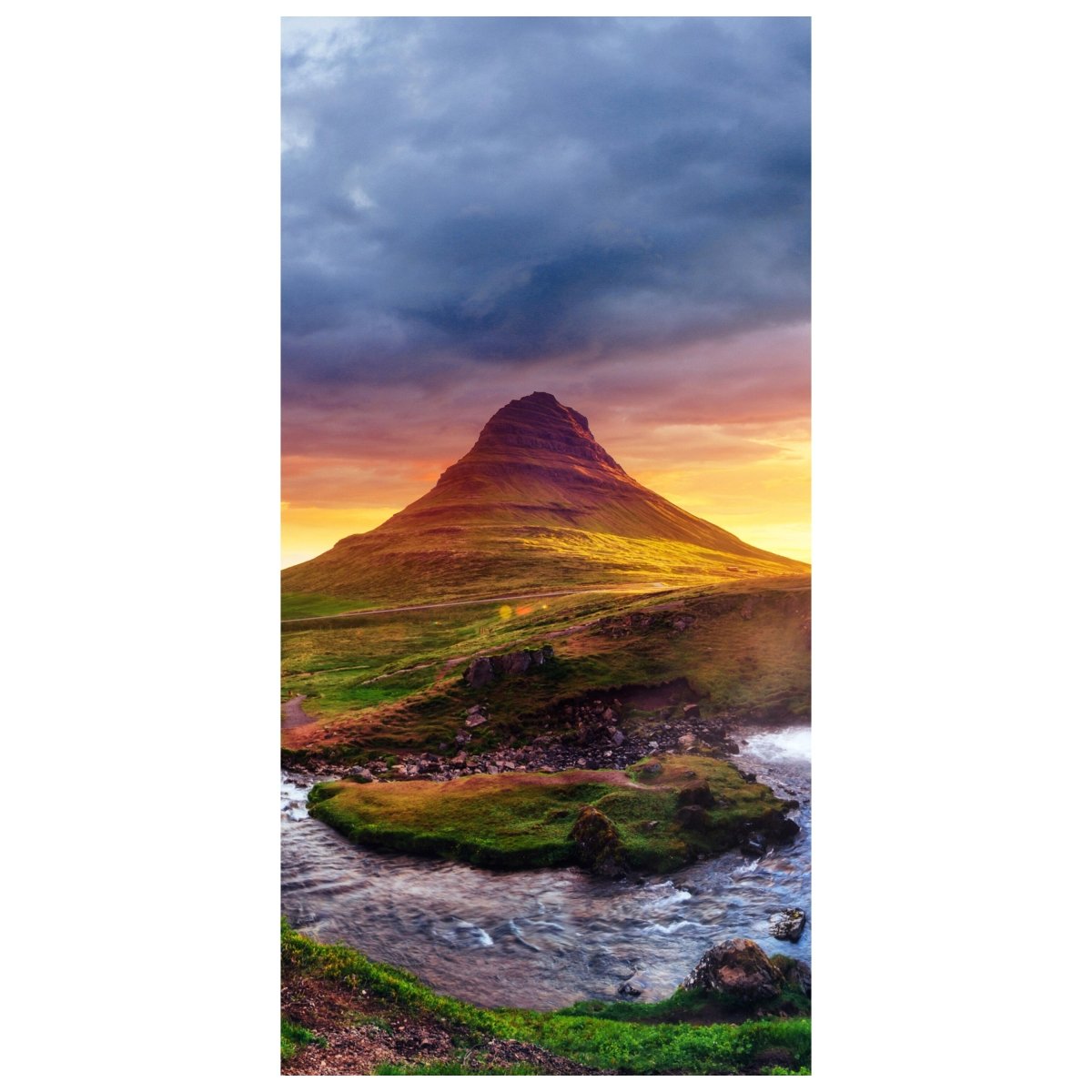 Türtapete Kirkjufell Berg, Island M1038 - Bild 2