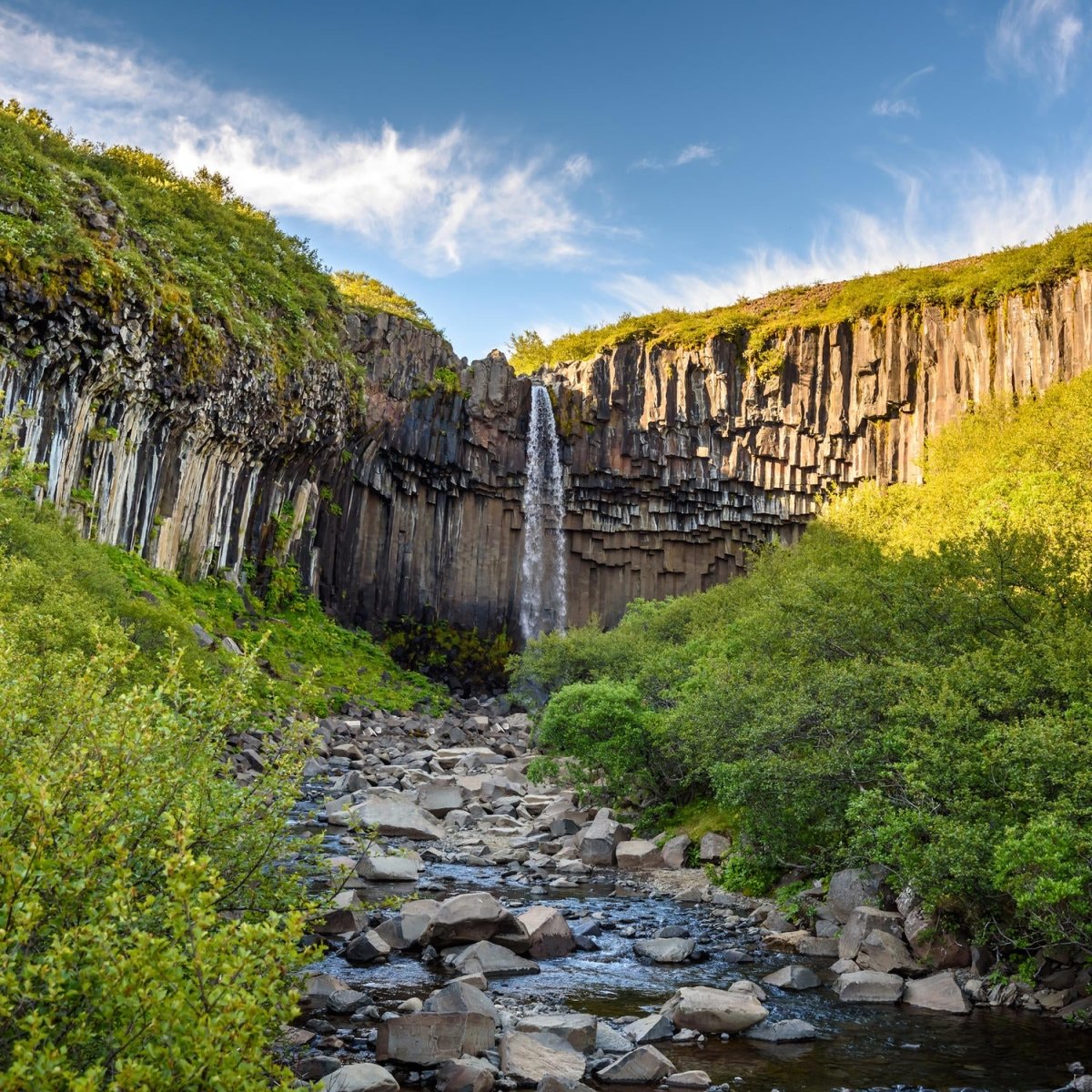 Beistelltisch Basaltsäulenwasserfall Svartifoss, Island M1041 entdecken - Bild 2