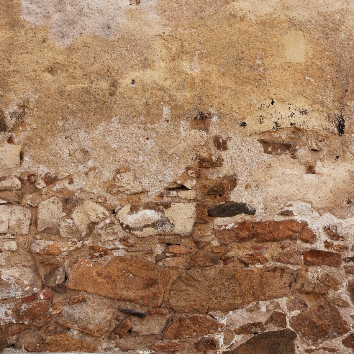 Beistelltisch Alte Mauer, gebaut aus Stein und Stuck M1051 entdecken - Bild 2