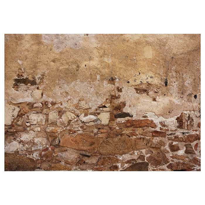 Fototapete Alte Mauer, aus Stein und Stuck M1051 - Bild 2