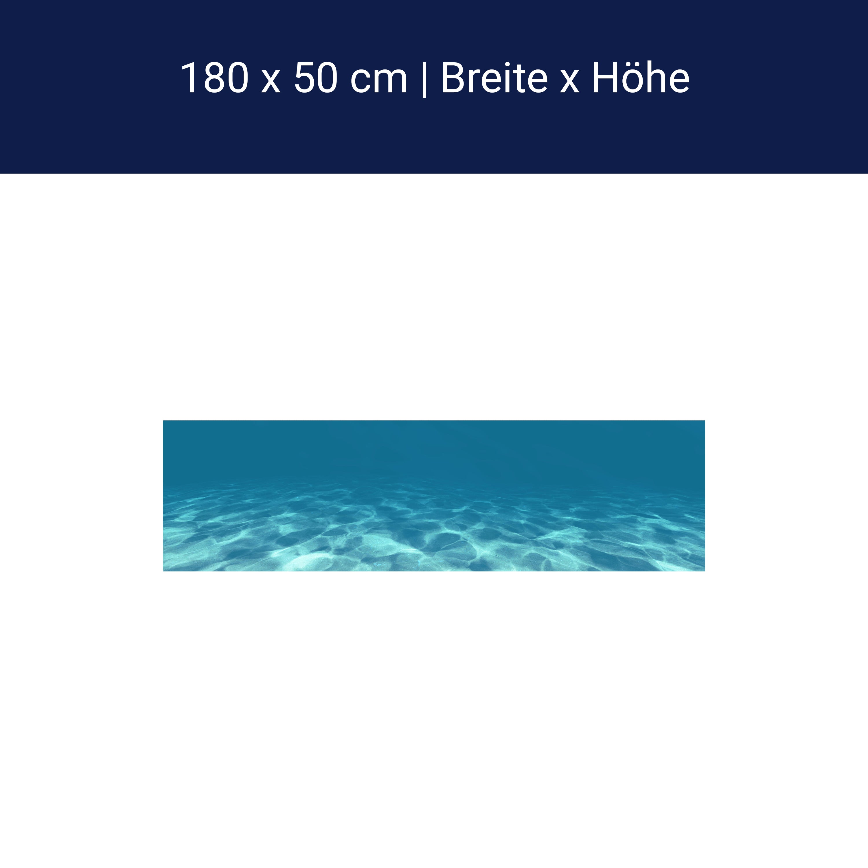 Crédence de cuisine bleu clair sous l'eau M1053
