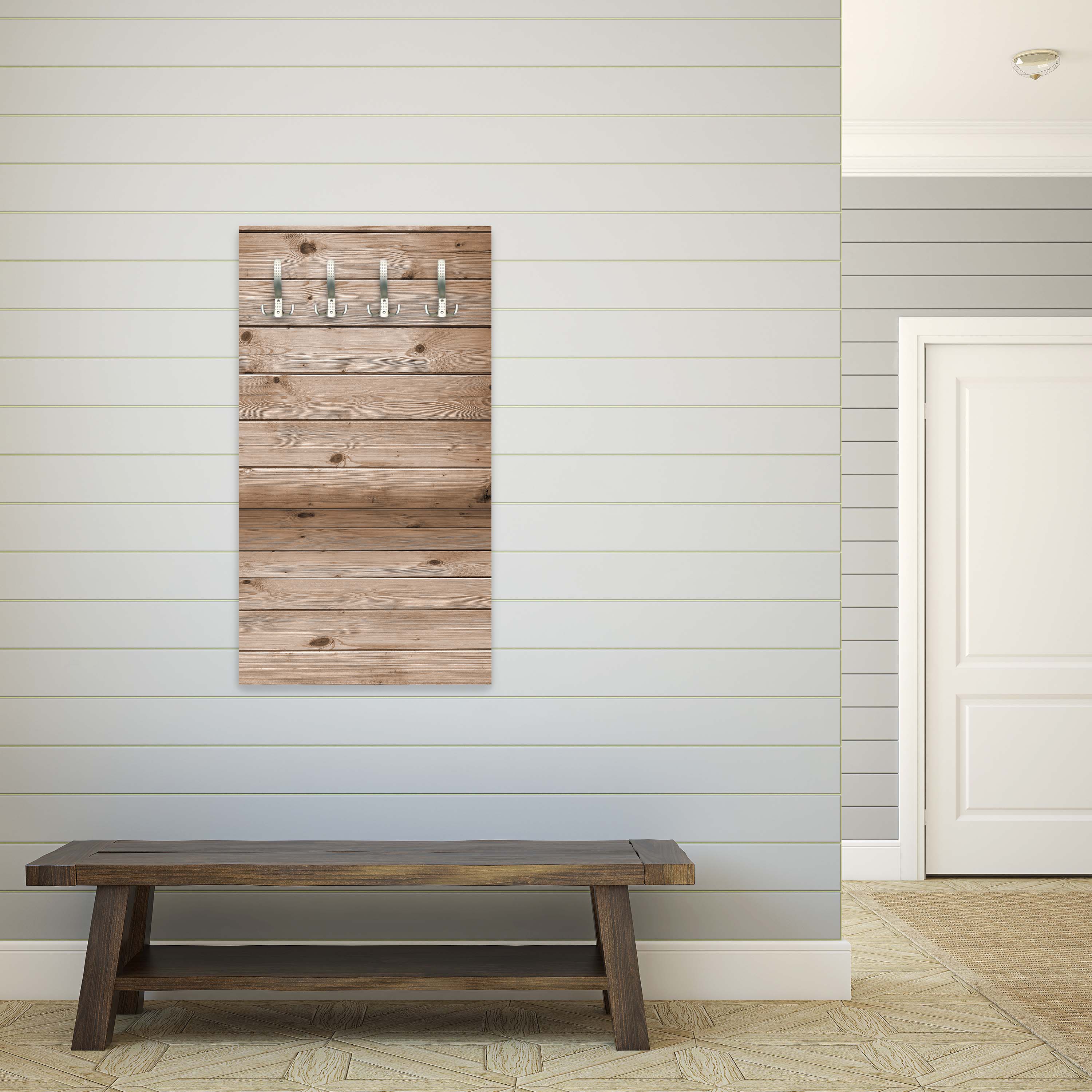 Garderobe Zimmer aus Holzbohlen M1055 entdecken - Bild 5