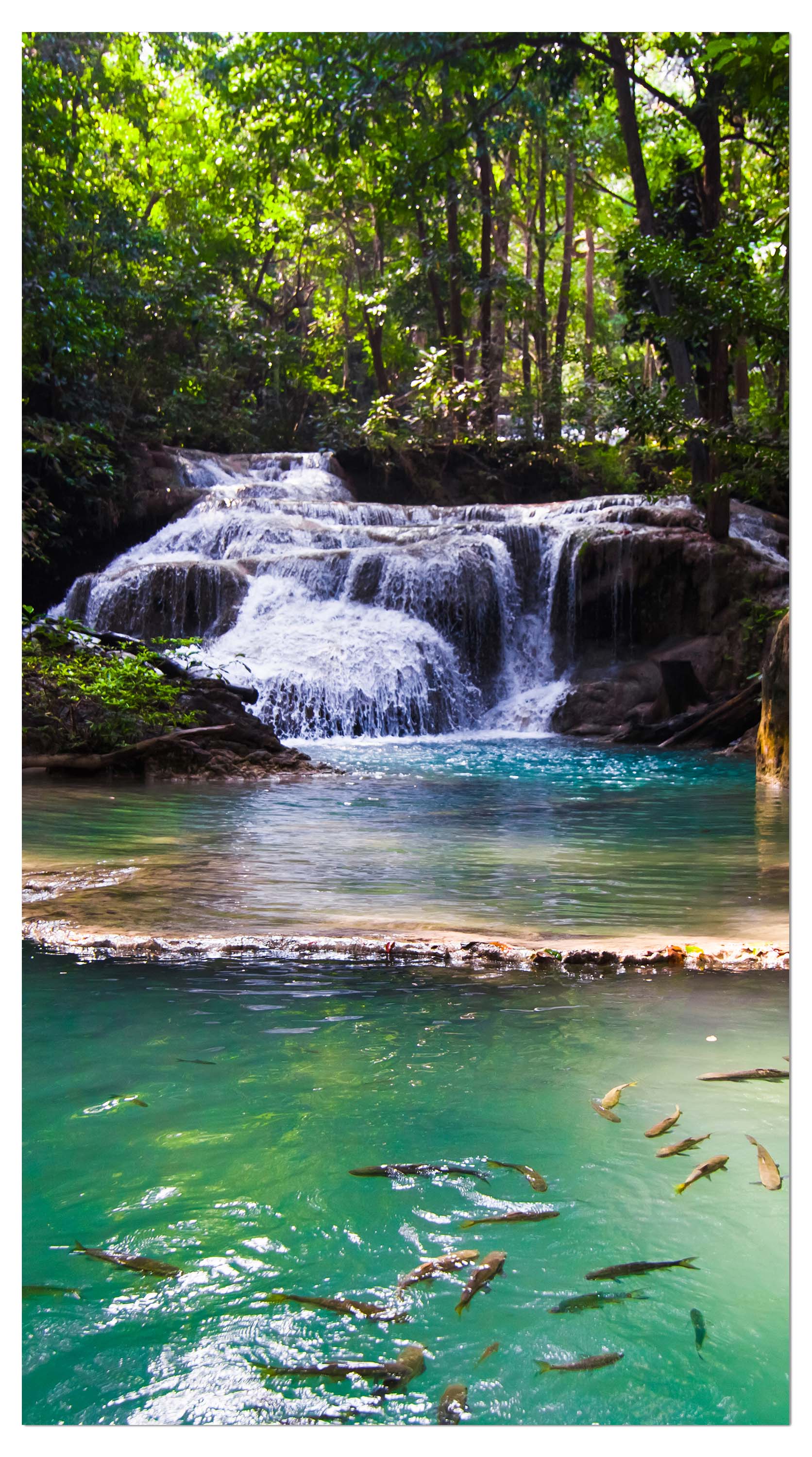 Garderobe Erawan Wasserfall, Thailand M1059 entdecken - Bild 4