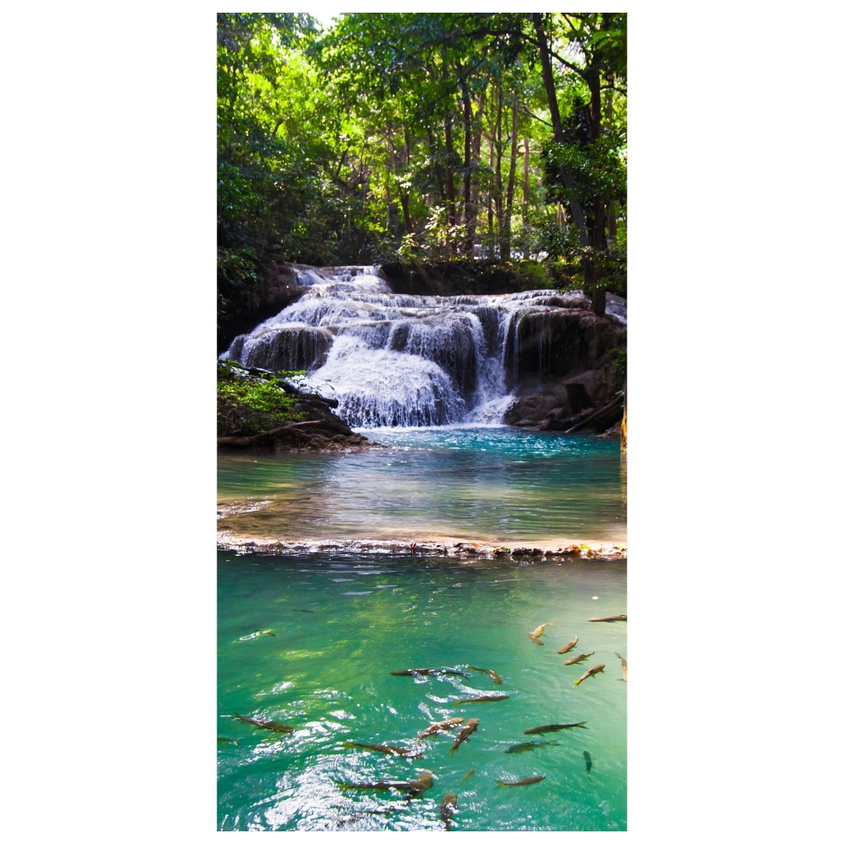 Türtapete Erawan Wasserfall, Thailand M1059 - Bild 2