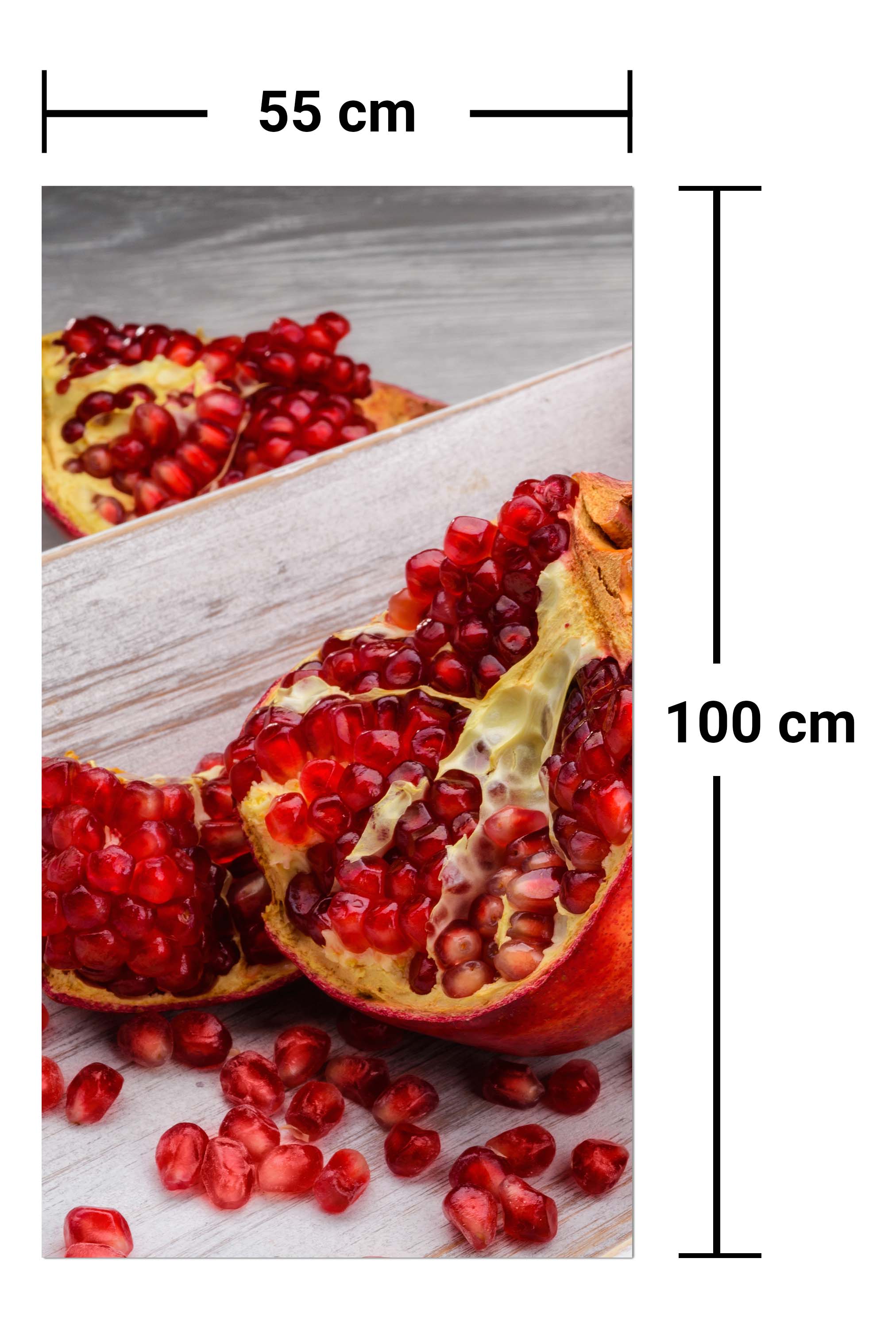 Garderobe Rote Granatapfelfrüchte M1063 entdecken - Bild 7