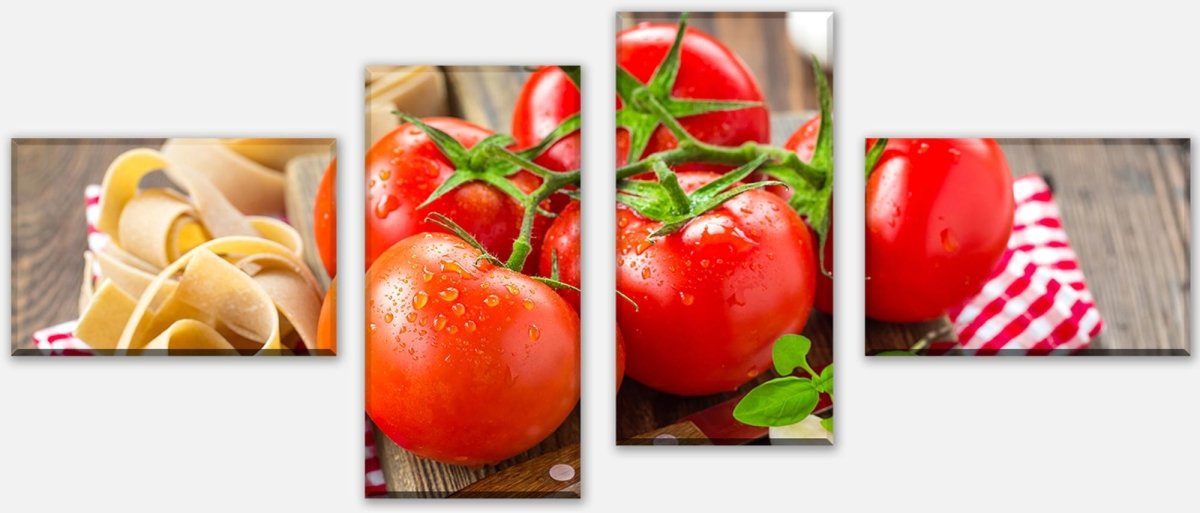 Canvas print Divider tomatoes and pasta M1064