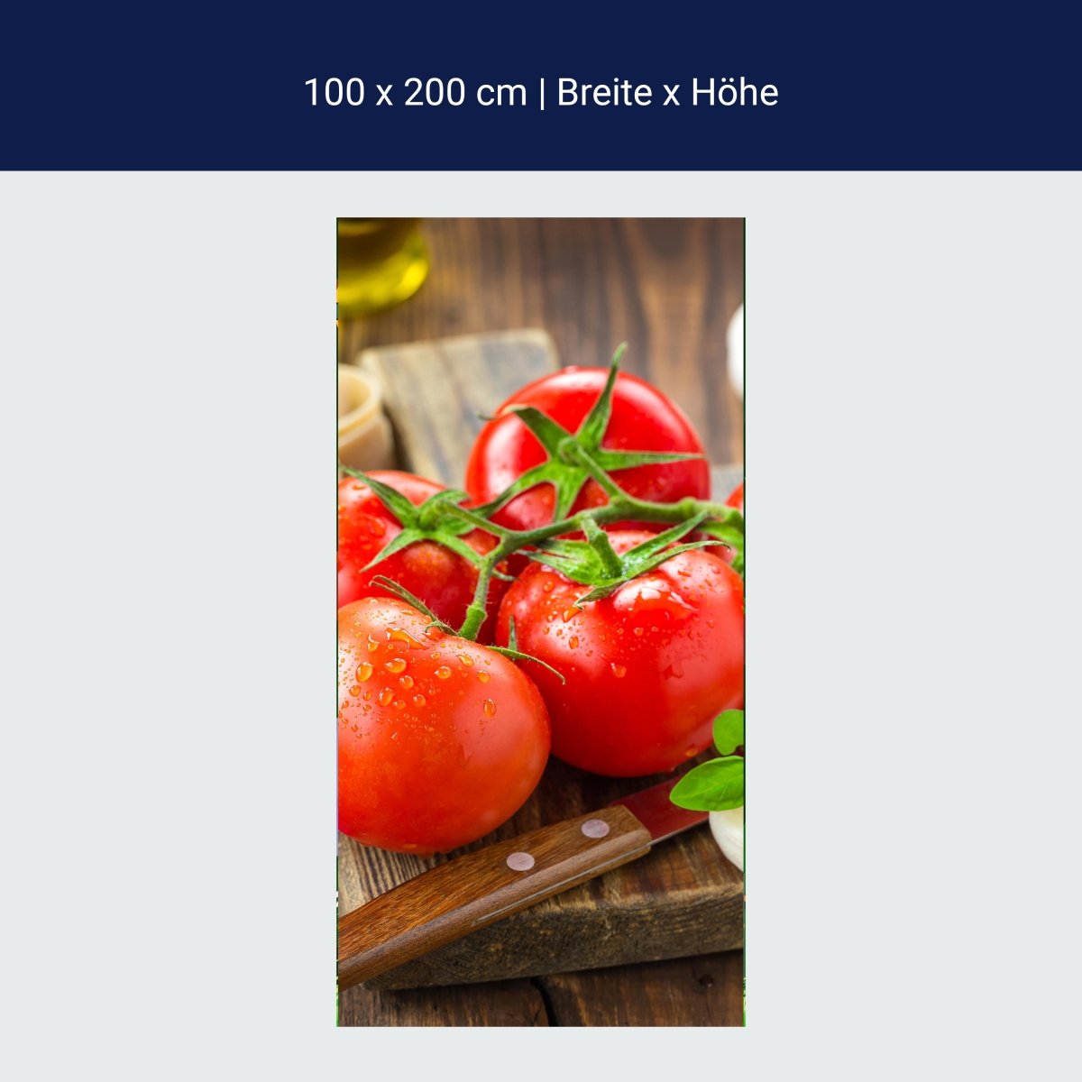 Türtapete Tomaten und Nudeln M1064