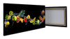 Canvas Print Fruits & water, banana, kiwi, orange M1075