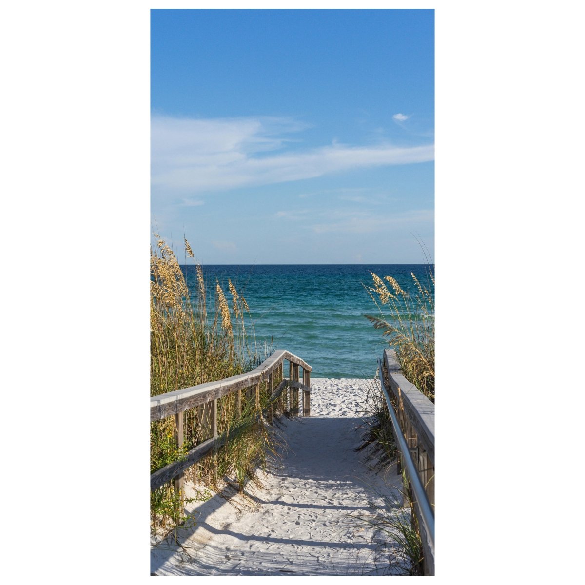 Türtapete Weg zum Meer, Sand-strand, Ozean, Gräser M1079 - Bild 2