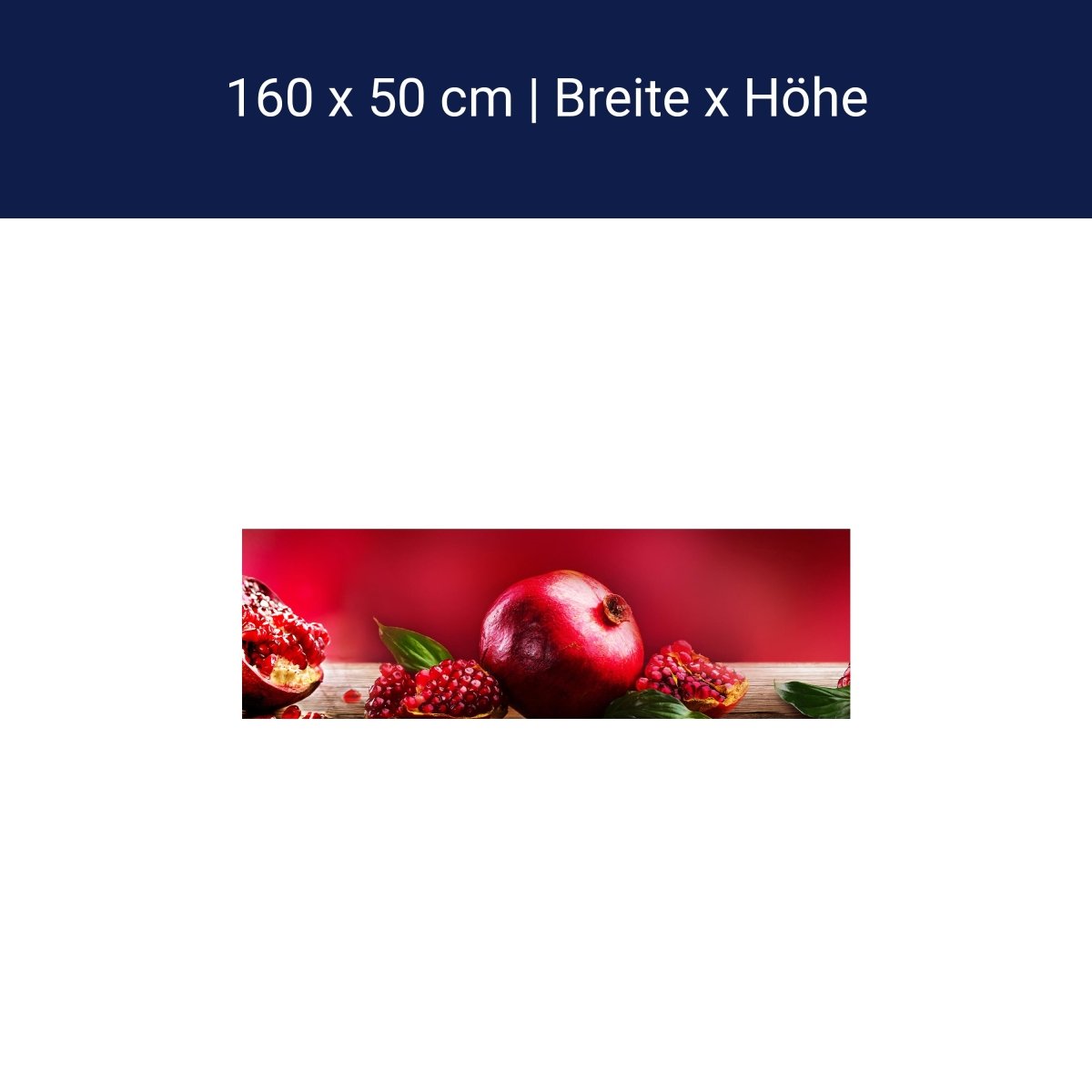 Küchenrückwand Granatapfel Rot Obst M1097