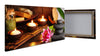 Leinwandbild Steine, Kerzen & Blüte, Lotus, Wellness M1100