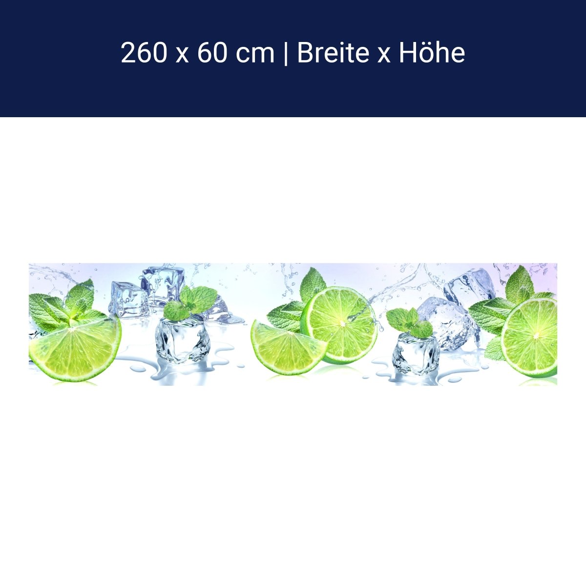 Splash Lime Ice Vert menthe poivrée M1103