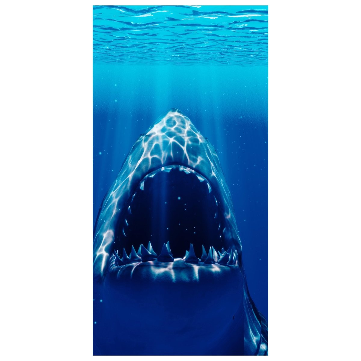 Türtapete Großer Weißer Hai Unter-wasser, Zähne M1107 - Bild 2
