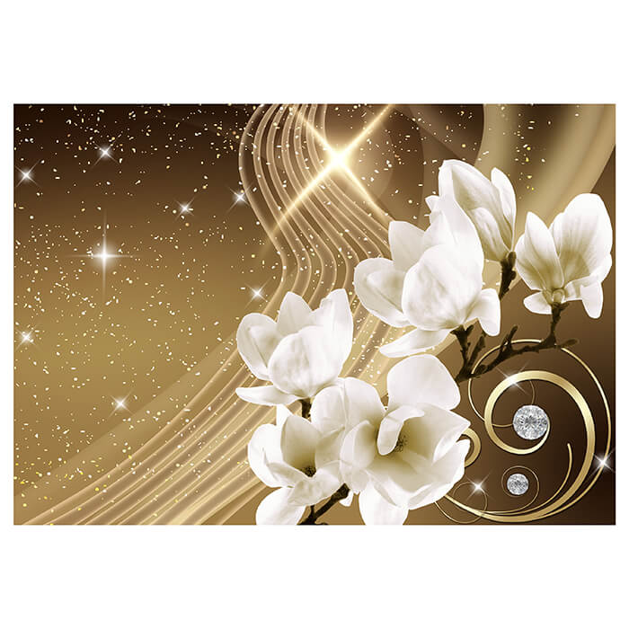 Fototapete Magnolie Blumen Sterne M1120 - Bild 2
