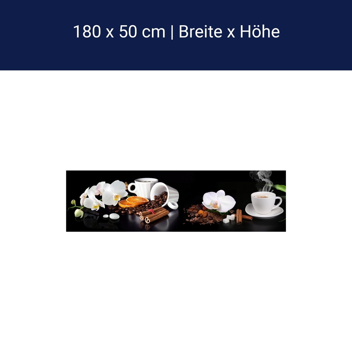 Crédence Café Cannelle Orange Coupe Pierres Blossom Sc M1132