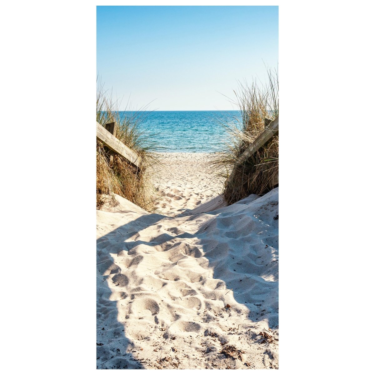 Türtapete Weg an den Sand-strand, Meer, Wasser M1134 - Bild 2