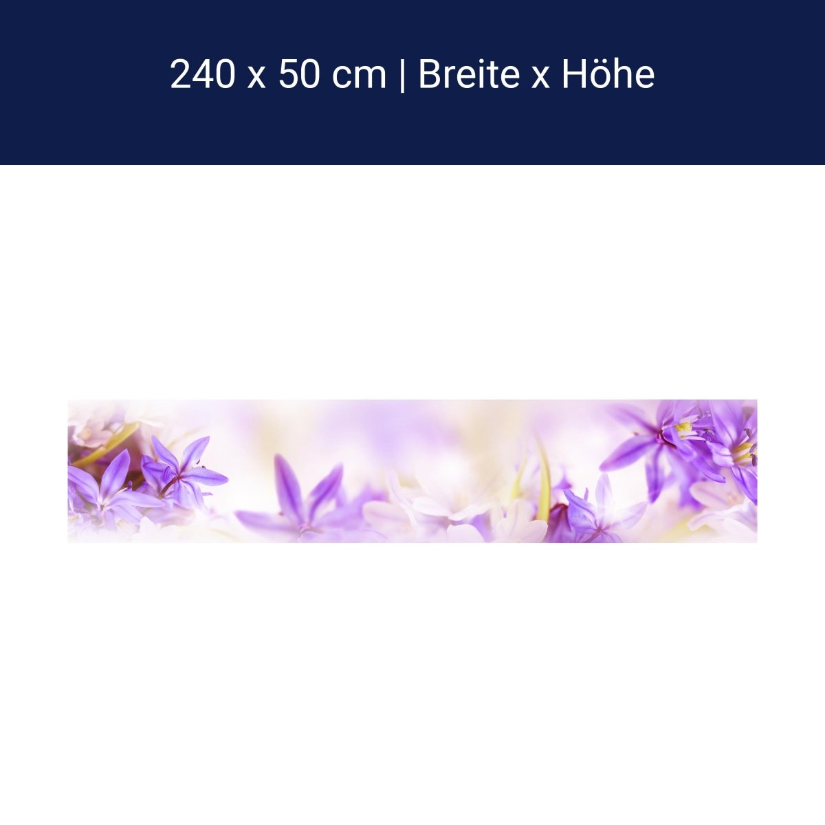 Küchenrückwand Lila Natur Blume Lilie Fokus Weichzeichn M1135