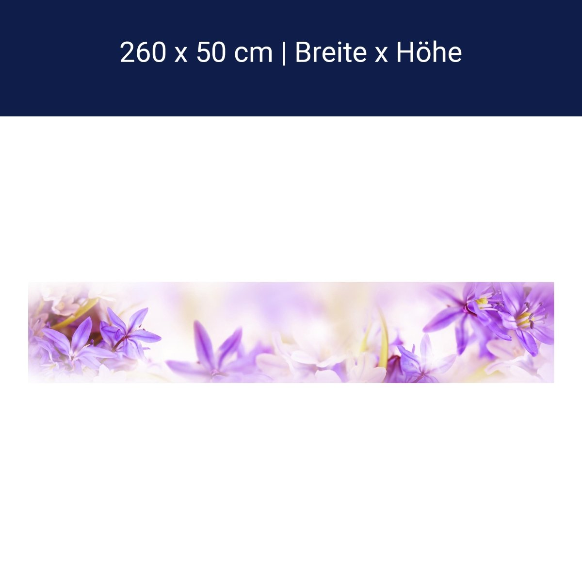 Küchenrückwand Lila Natur Blume Lilie Fokus Weichzeichn M1135