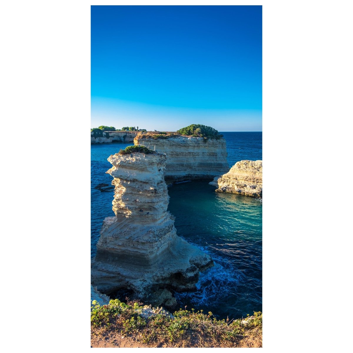 Türtapete Blick auf Küste, Steine, Felsen, Meer M1144 - Bild 2