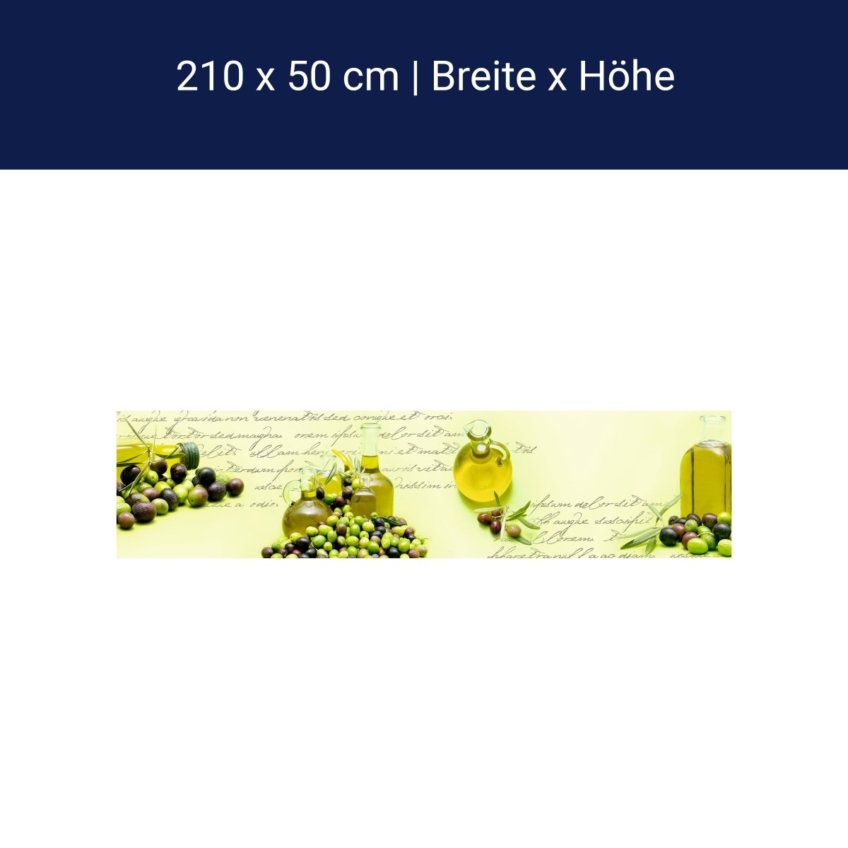 Kitchen Splash Huile d'Olive Font Vert Bouteille Verre M1157
