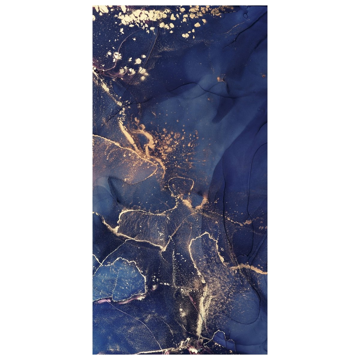 Türtapete blauer Marmor mit Gold, Blau M1180 - Bild 2