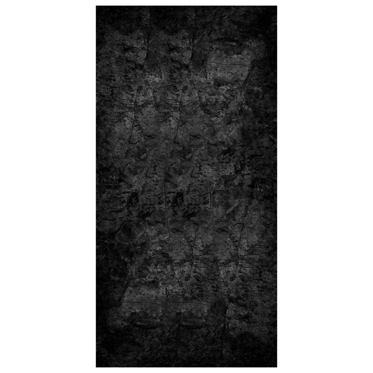 Türtapete schwarze Steinmauer, Risse, dunkel M1183 - Bild 2