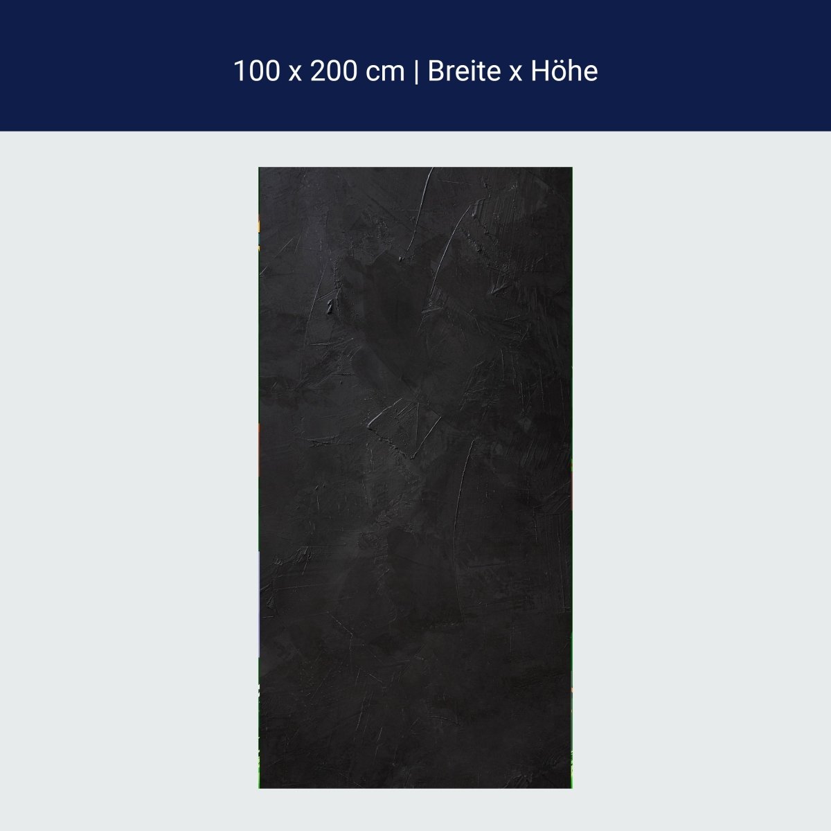 Porte papier peint mur noir, spatule, anthracite M1208