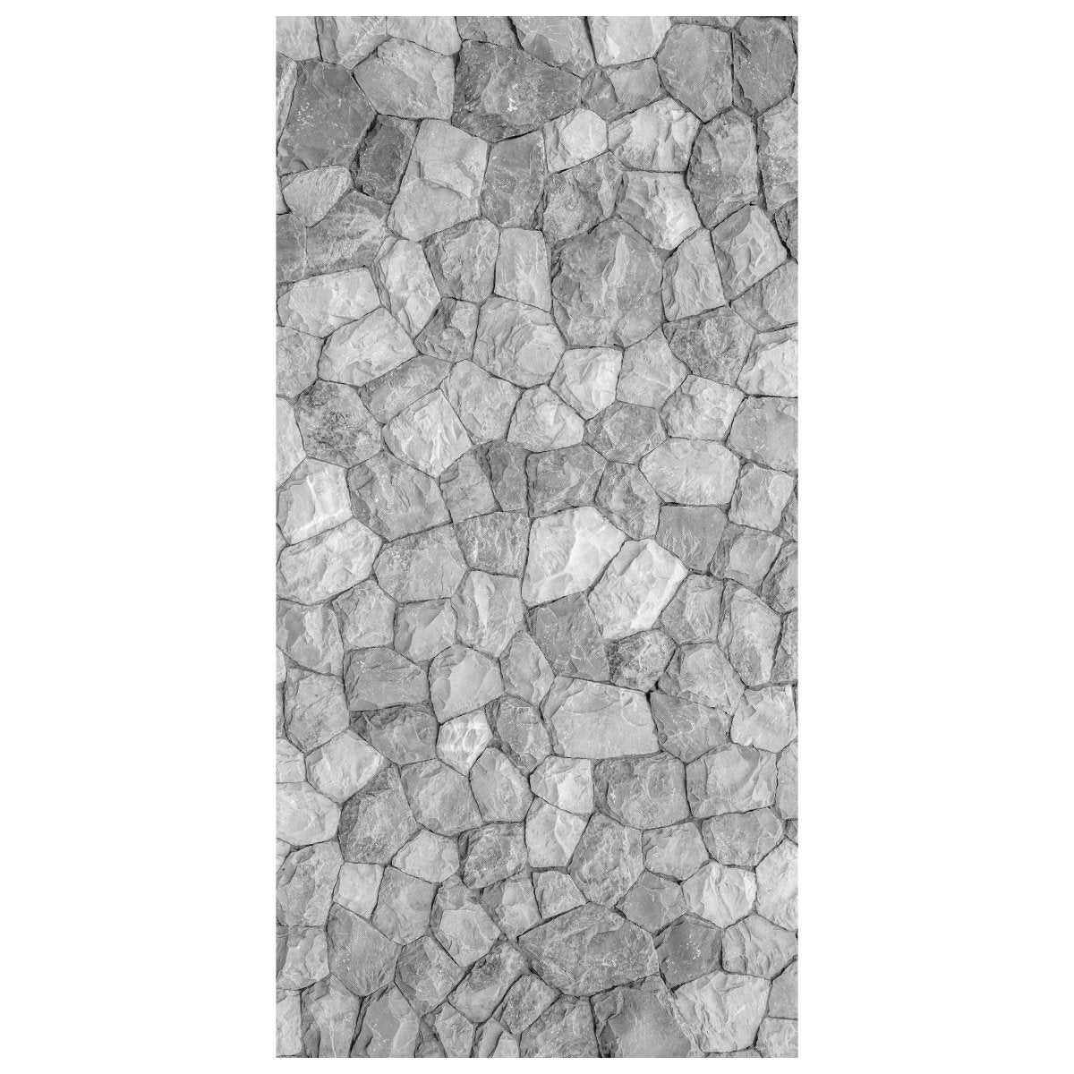 Türtapete graue Steinmauer, Naturstein, Steine M1215 - Bild 2
