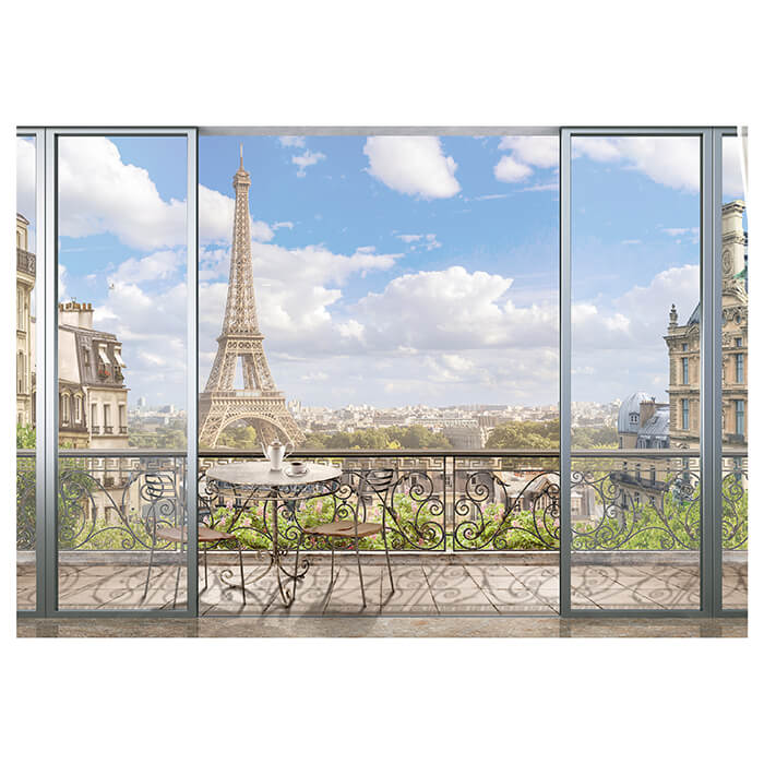 Fototapete Aussicht Balkon Paris M1216 - Bild 2