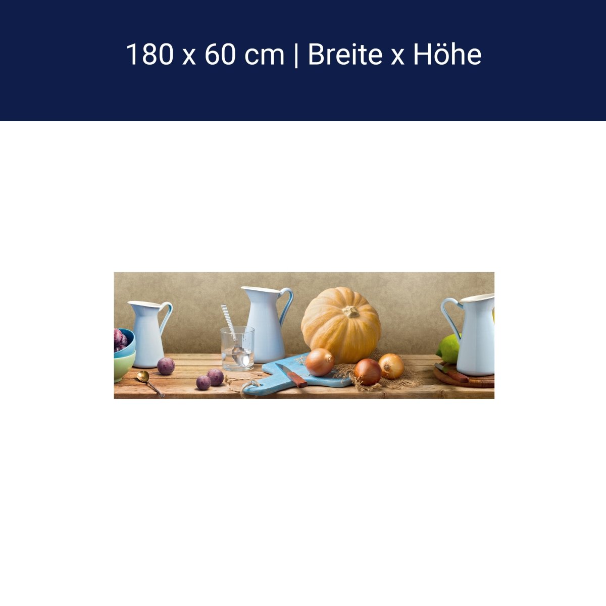 Crédence de cuisine collage planche d'automne bois M1219