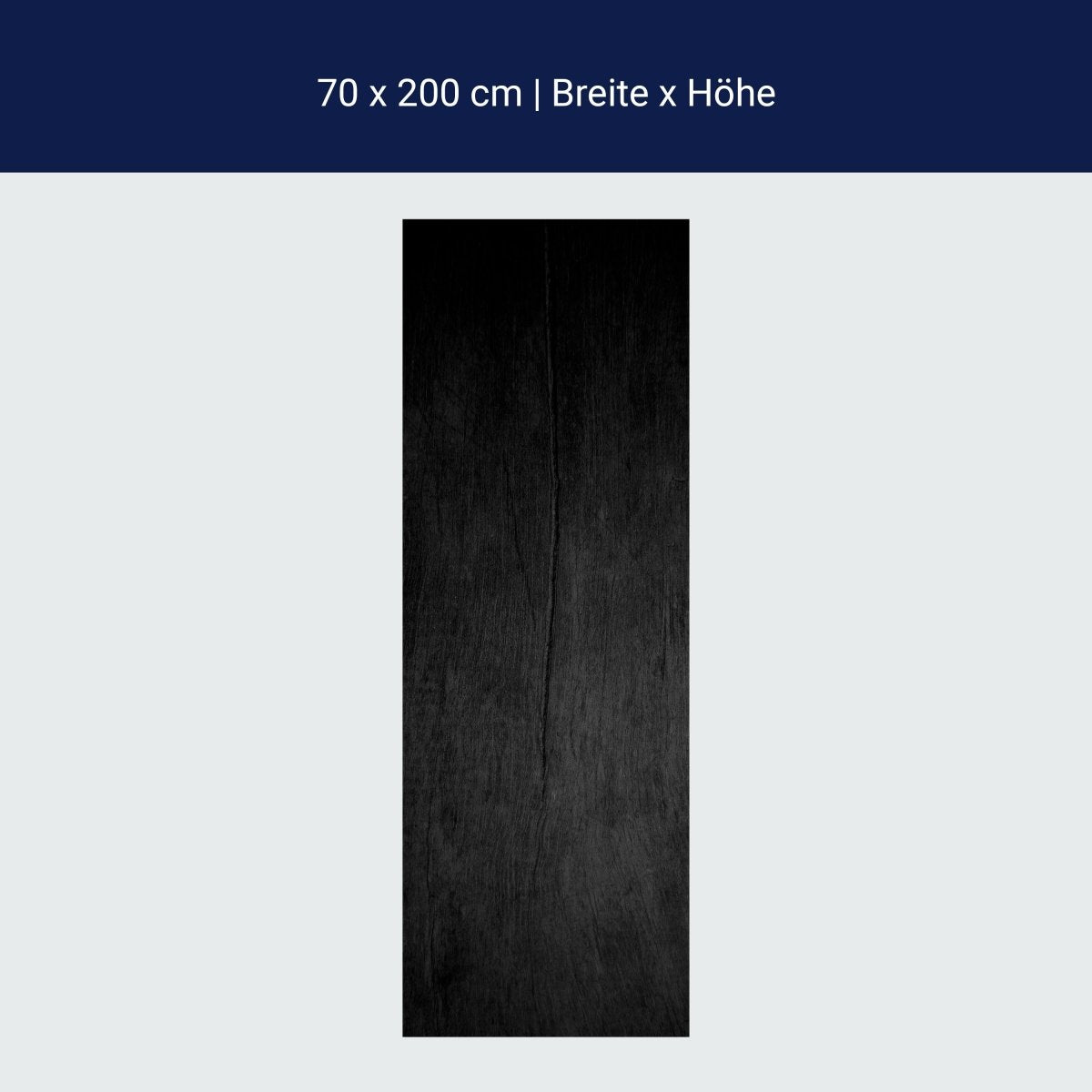 Papier peint de porte bois noir, bois véritable noir M1224