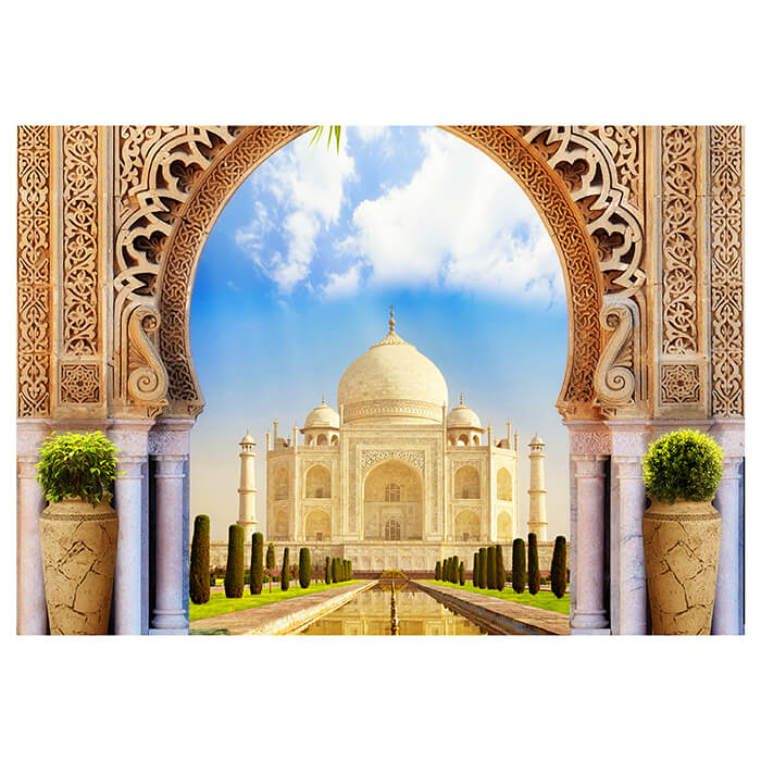 Fototapete Taj Mahal Indien Tor-bogen M1226 - Bild 2
