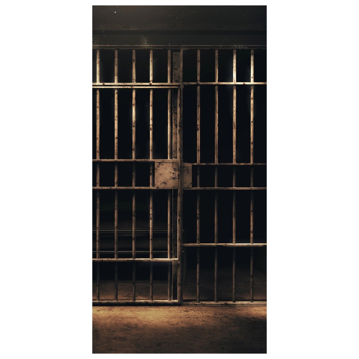 Türtapete Gefängnis Zelle, Gitter, Zellentür M1229 - Bild 2