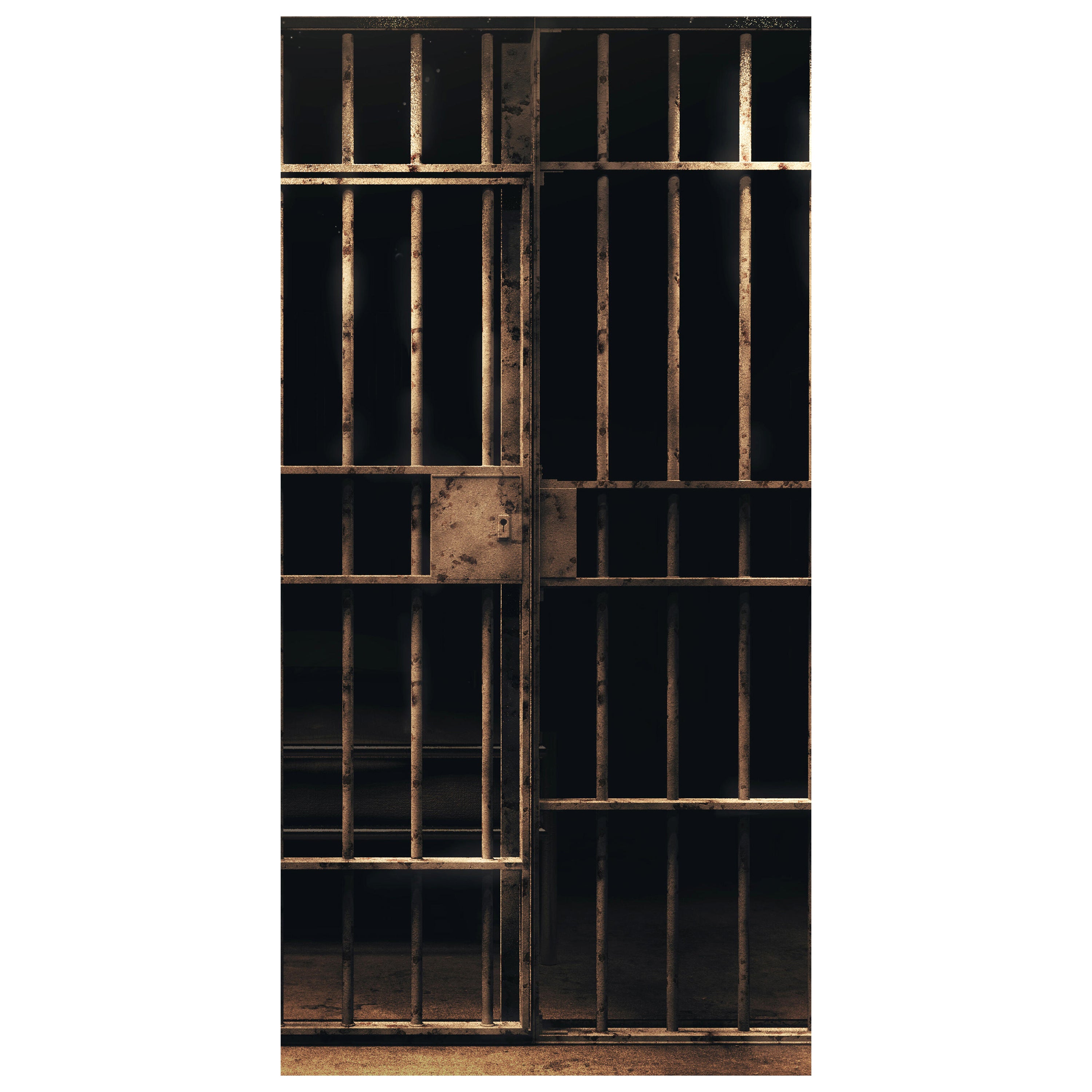 Türtapete Zellentür, Gefängnis, Knast, Gitter M1230 - Bild 2