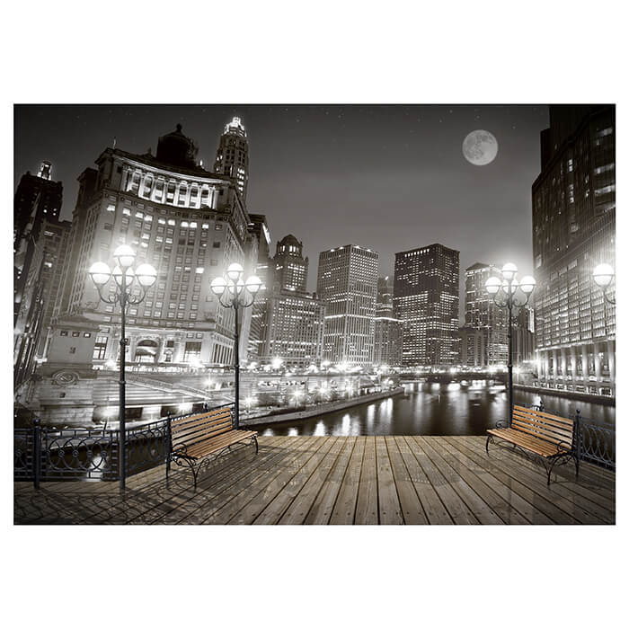Fototapete New York bei Nacht M1240 - Bild 2