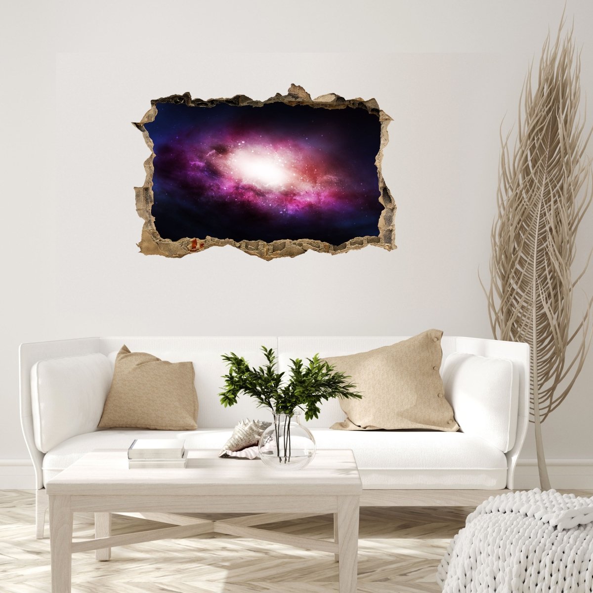 Sticker mural 3D galaxie dans l'espace, étoiles, espace extra-atmosphérique - Sticker mural M1262