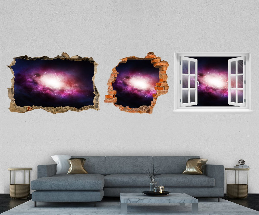 3D-Wandtattoo Galaxie im Weltall, Sterne, Weltraum entdecken - Wandsticker  M1262