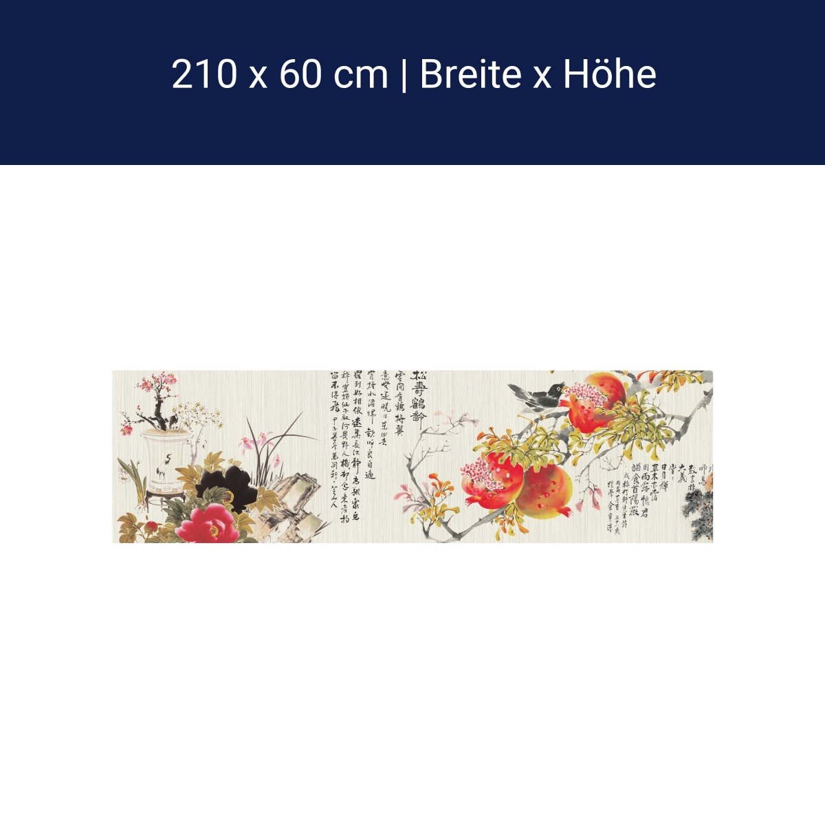 Küchenrückwand Blumen Äste Zweige Blätter Blumentopf M1269