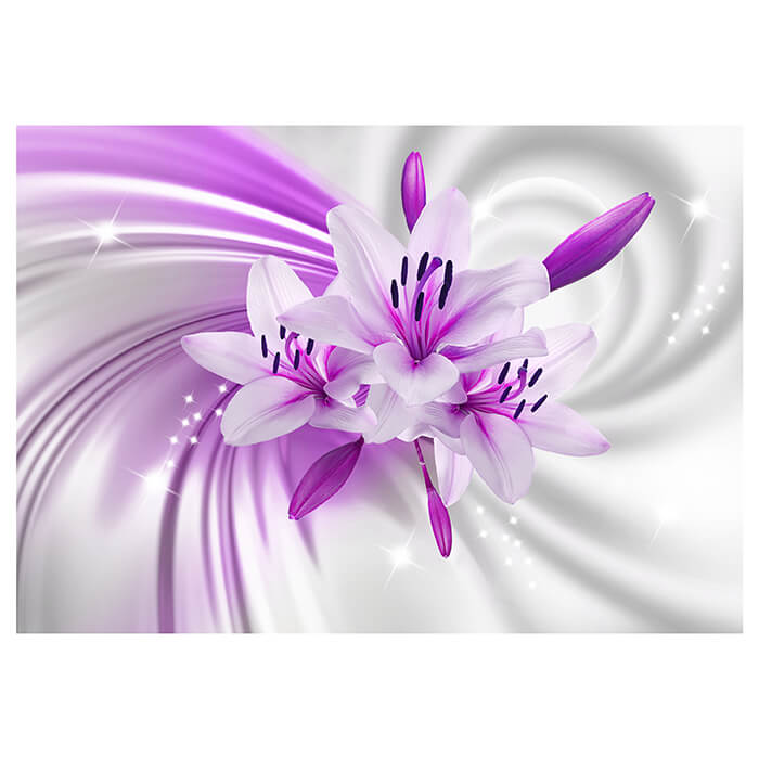 Fototapete Violett Lilien Blüten M1322 - Bild 2