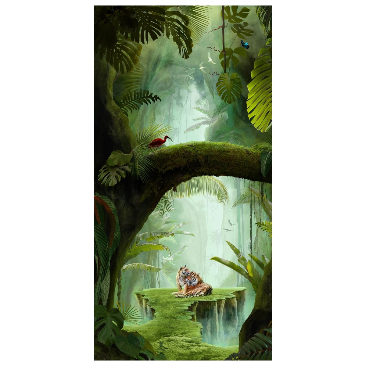 Türtapete Dschungel & Tiere, Fantasy, Urwald, Moos M1350 - Bild 2