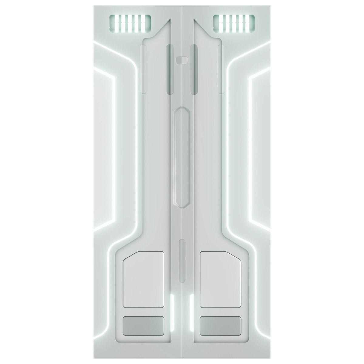Türtapete Futuristische Tür, LED, Raumschiff M1365 - Bild 2