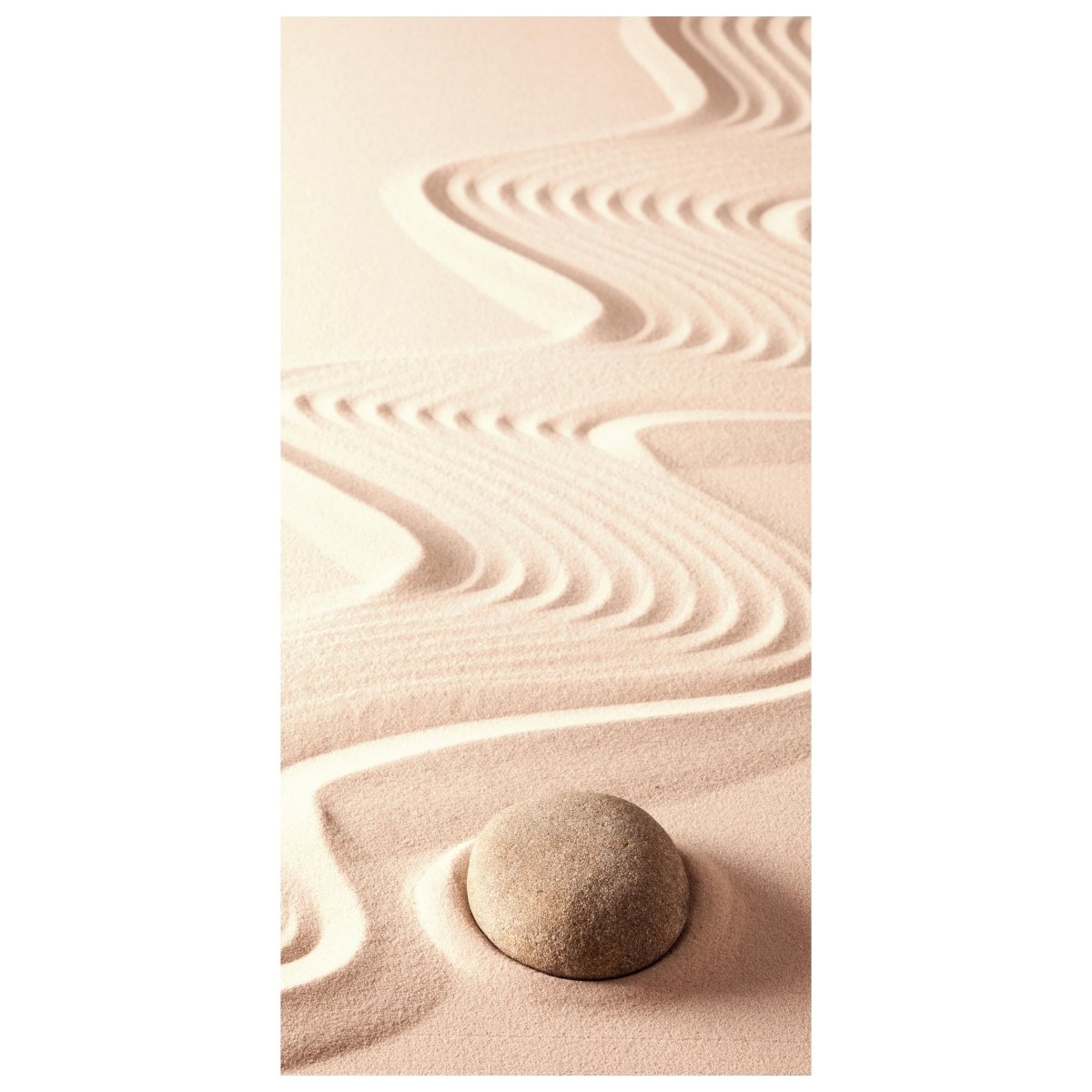 Türtapete Stein im Sand, Muster, Spur, Wellness M1386 - Bild 2