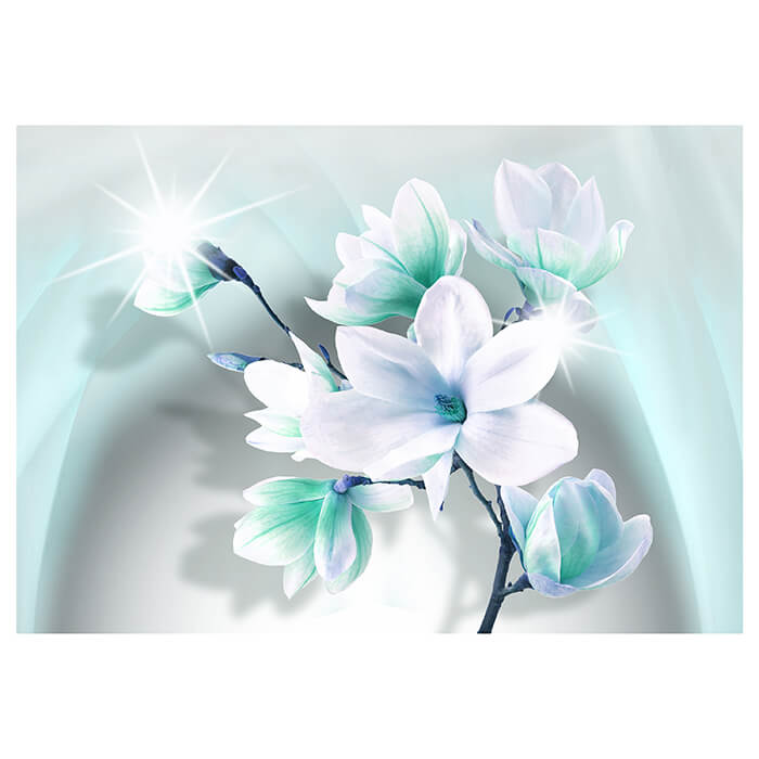 Fototapete Magnolie Blüten Türkis M1388 - Bild 2