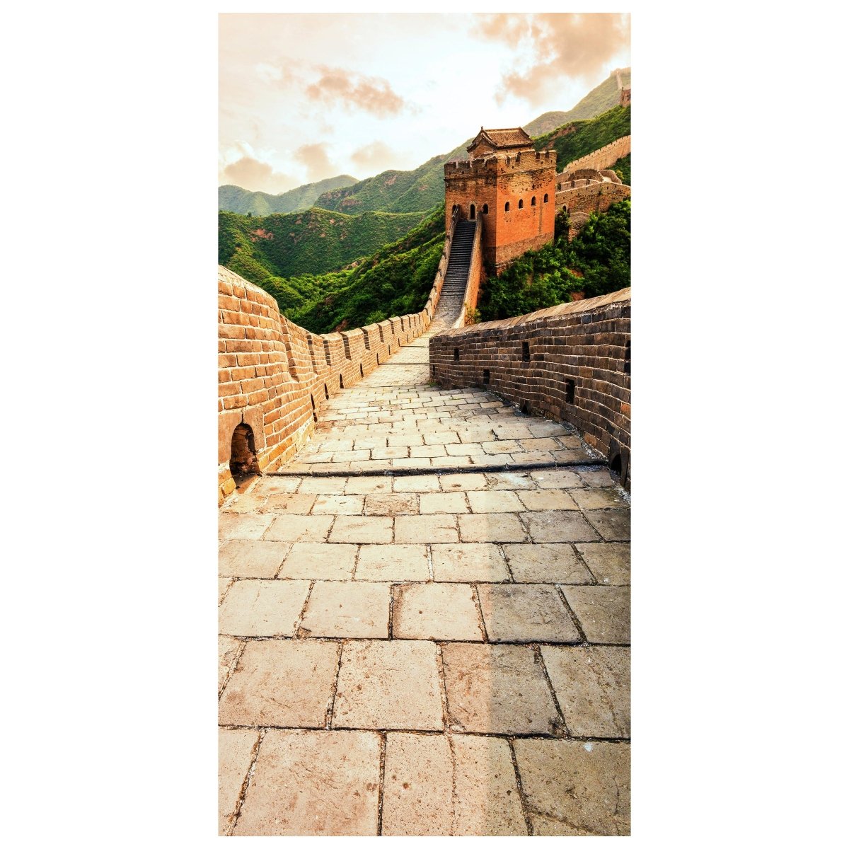Türtapete Chinesische Mauer, Berge, Steine, China M1389 - Bild 2