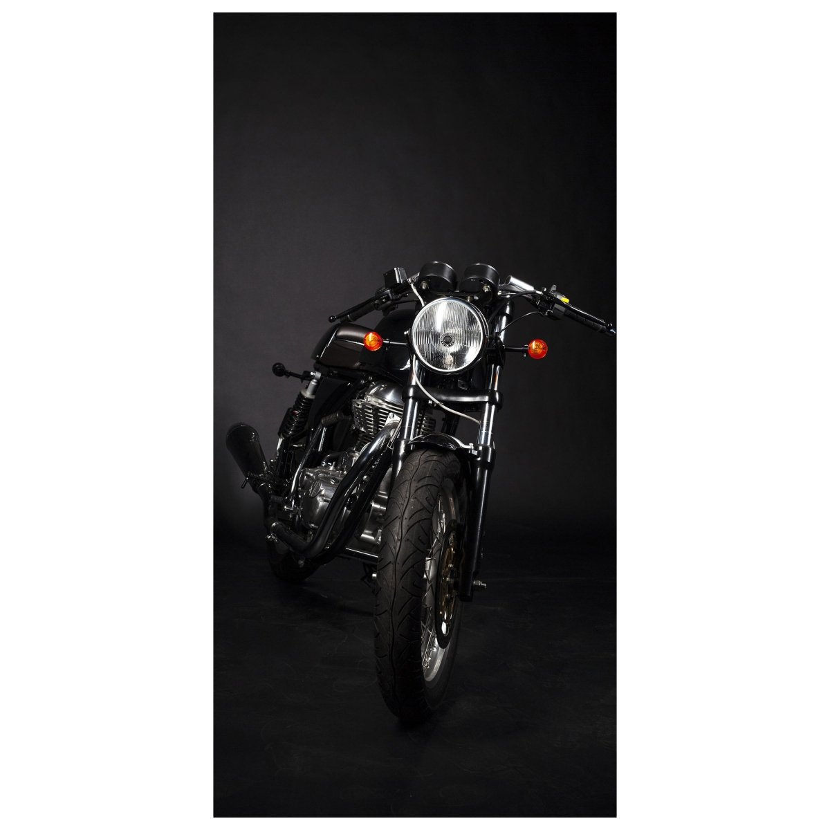 Türtapete schwarzes Motorrad, Naked Bike, Studio M1400 - Bild 2