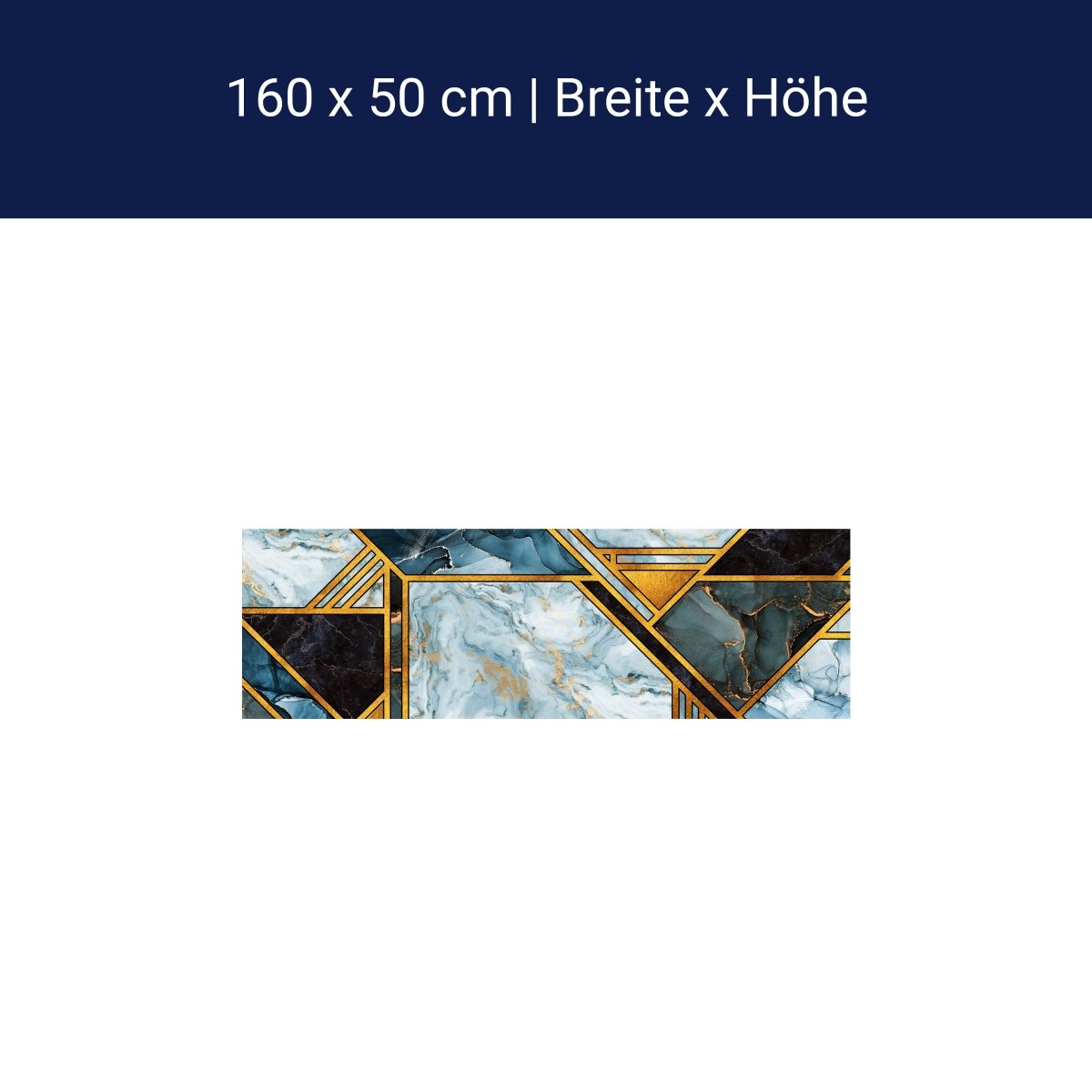 Küchenrückwand blauer Marmor, Stein, Fliesen M1428