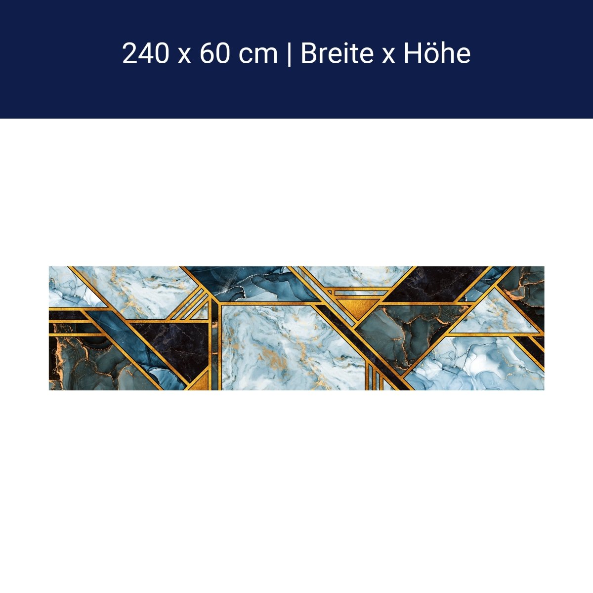 Kitchen splashback blue marble, stone, tiles M1428