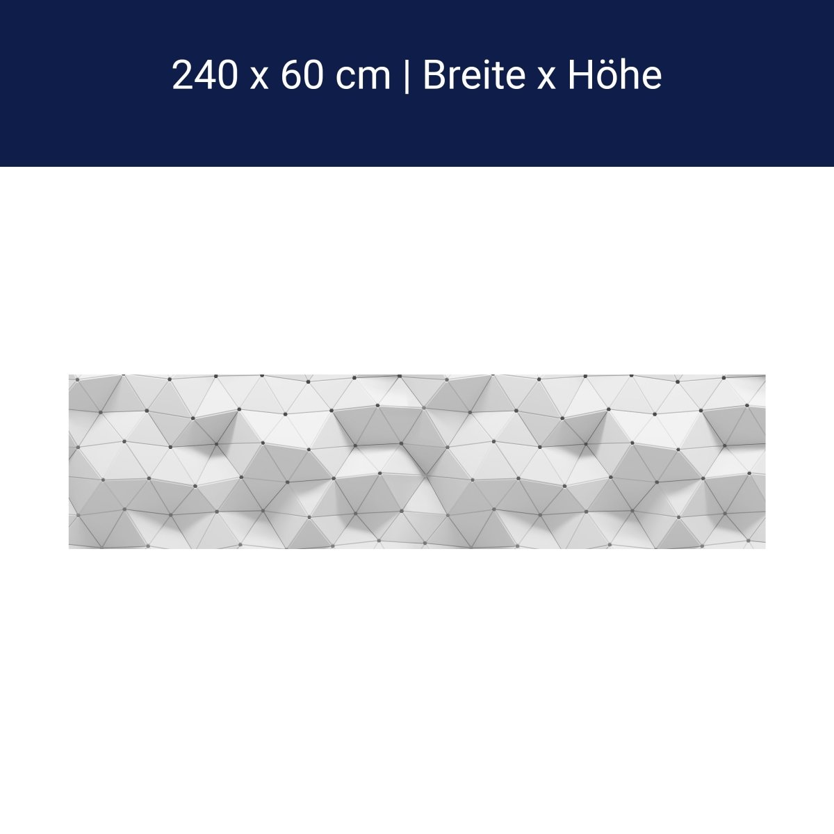 Kitchen splashback abstract geometric pattern M1430