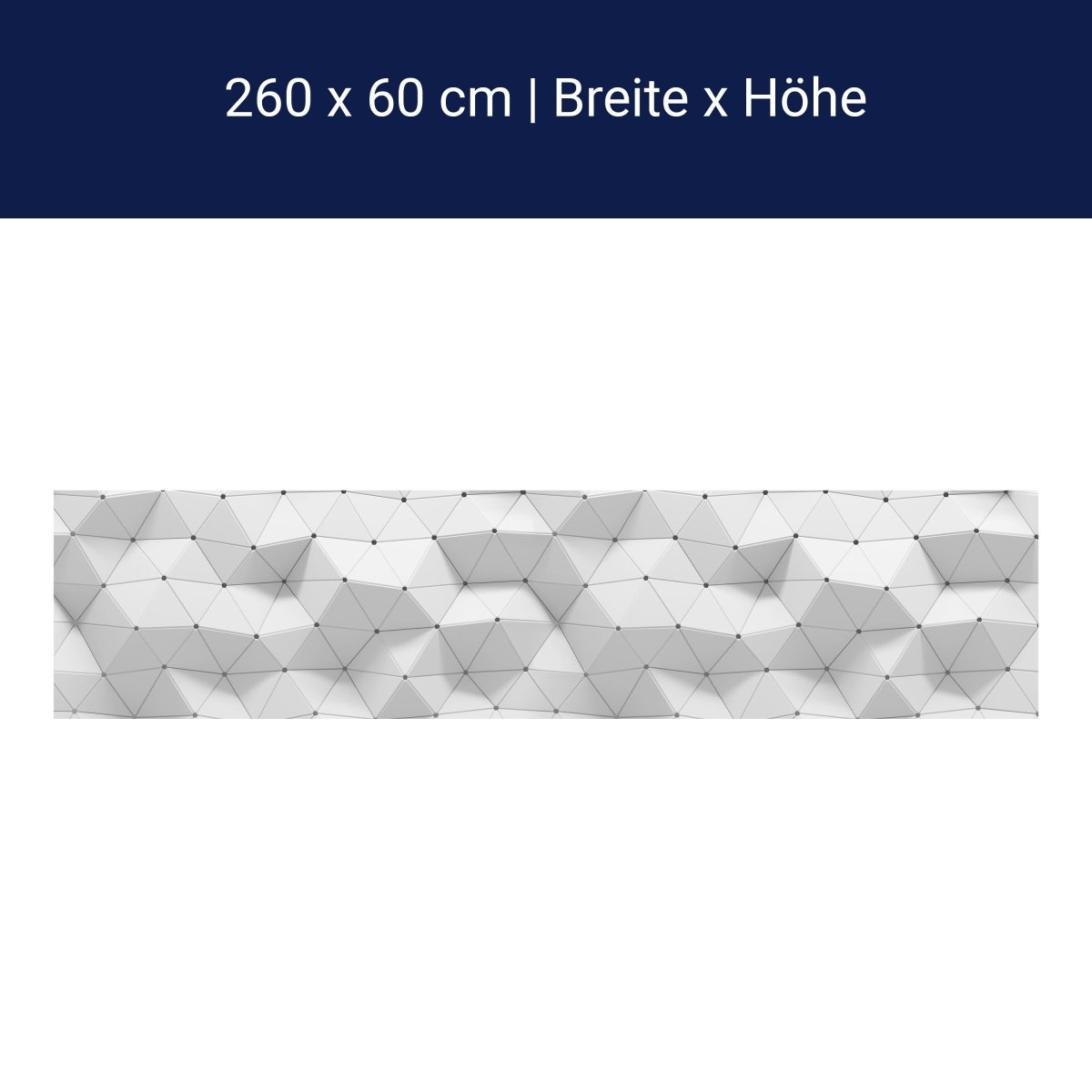 Kitchen splashback abstract geometric pattern M1430